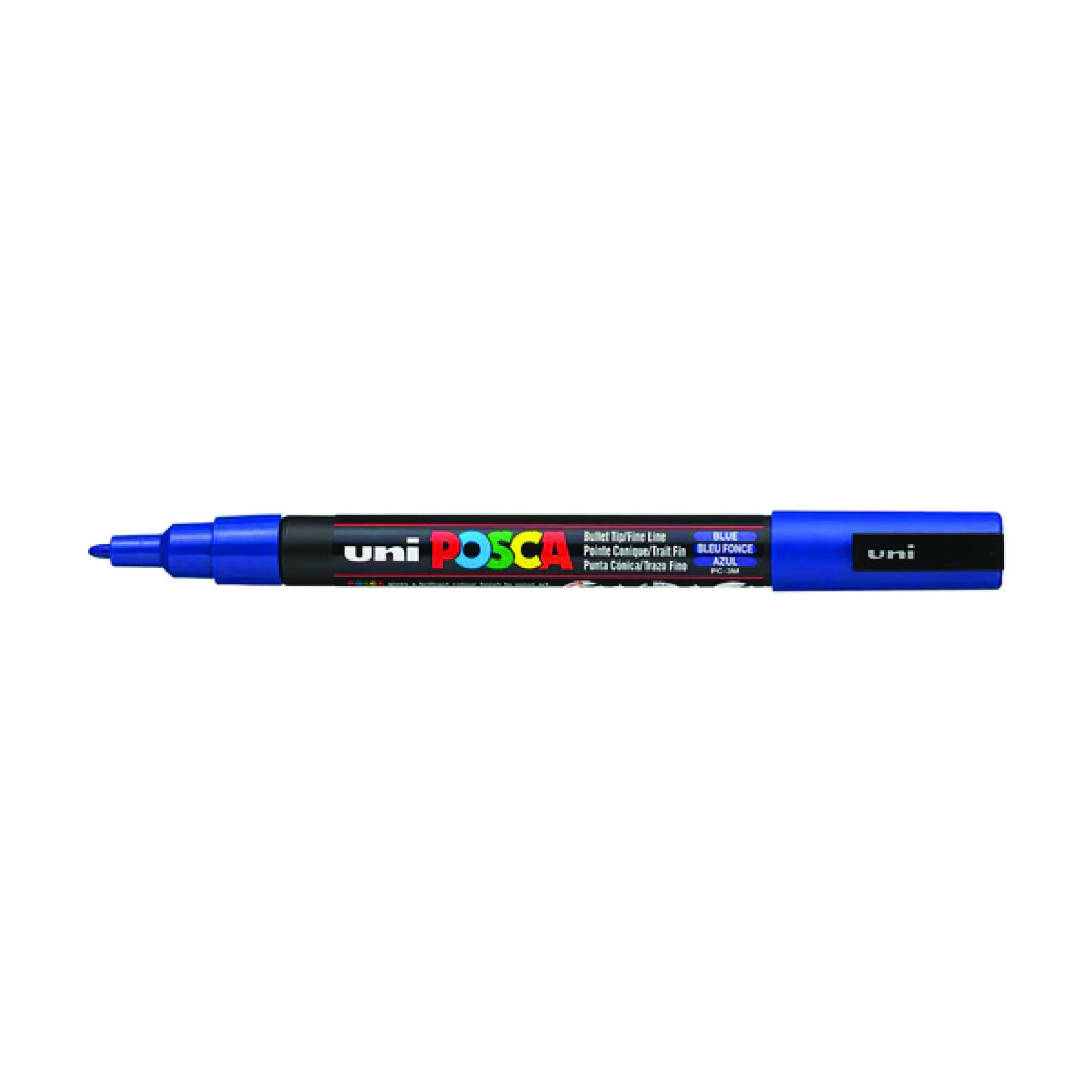 Marker Fine Cone Tip 0.9-1.3mm Dark Blue POSCA Uni